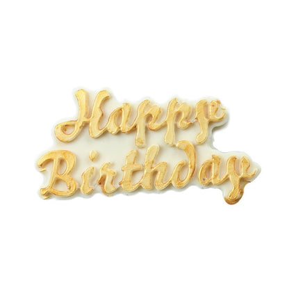 Non Stick Happy Birthday Silicone Baking Mold by HitMyNeed