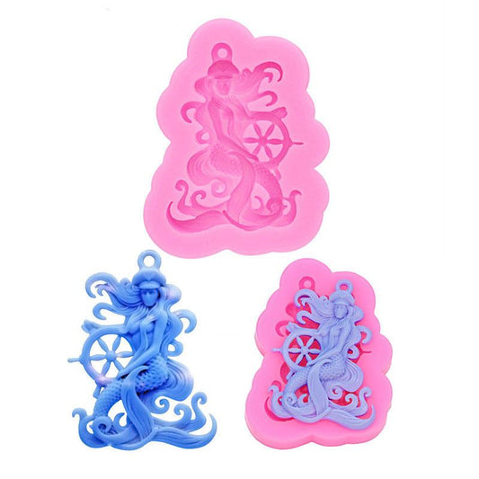 Non Stick Mermaid Silicone Mold for Baking & Crafts by HitMyNeed