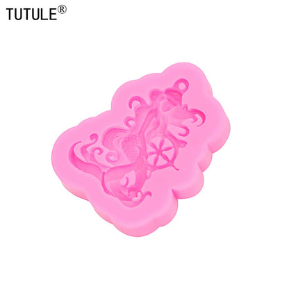 Non Stick Mermaid Silicone Mold for Baking & Crafts by HitMyNeed