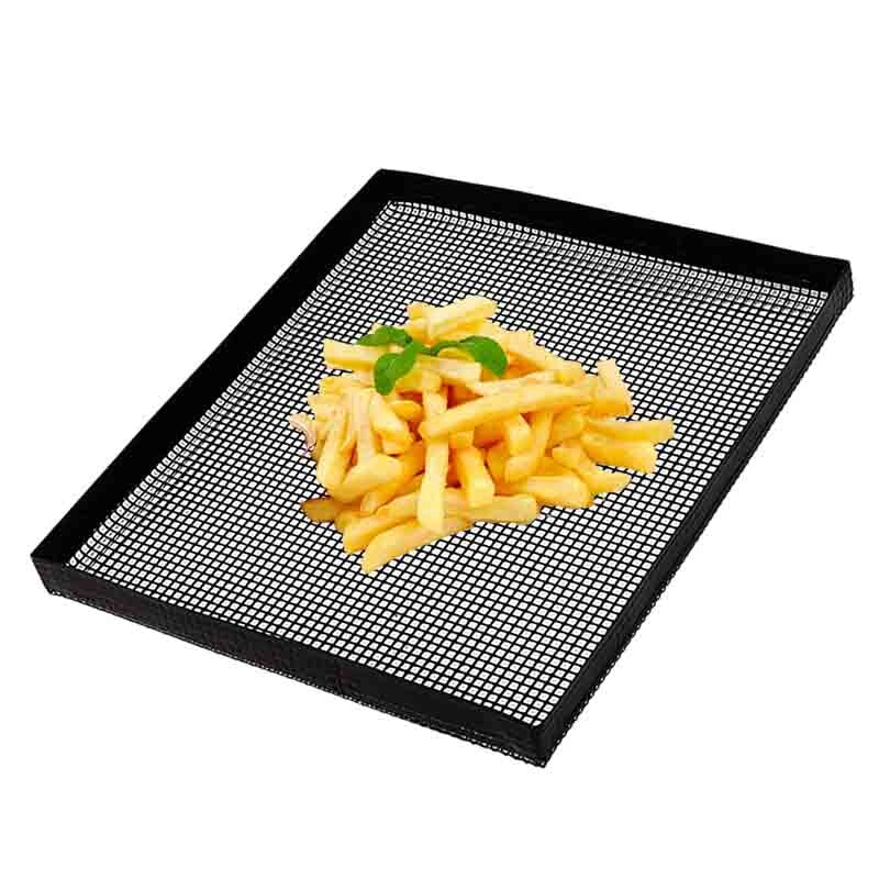 Non Stick Mesh Oven Tray for Crisp Baking 28cm by HitMyNeed