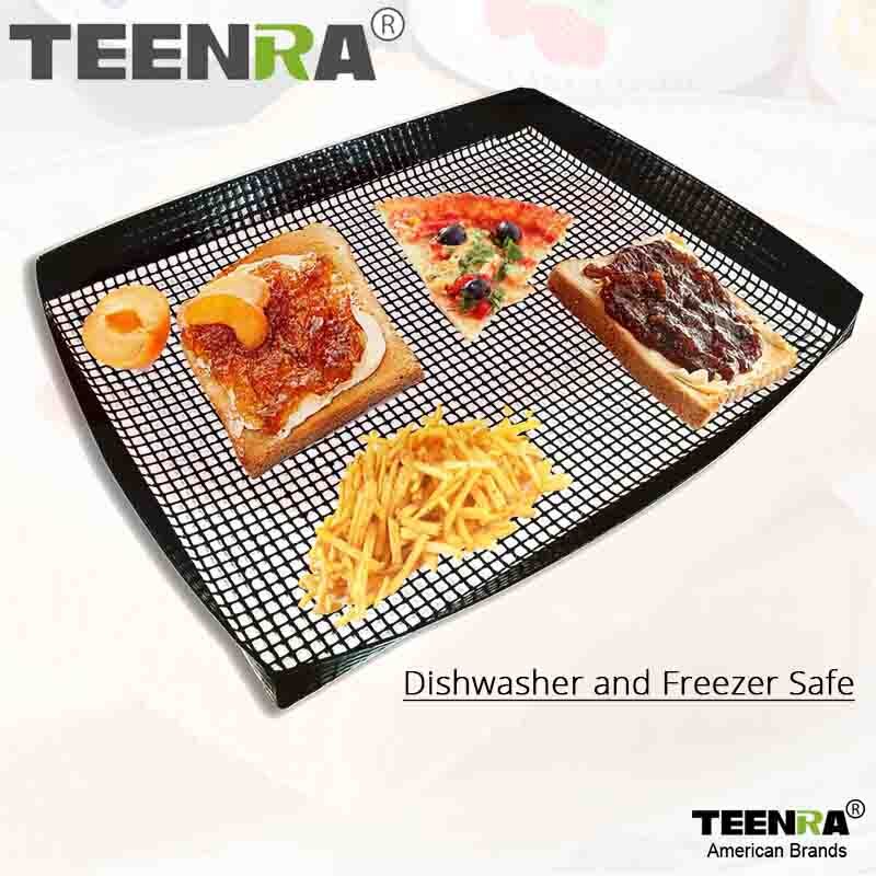 Non Stick Mesh Oven Tray for Crisp Baking 28cm by HitMyNeed
