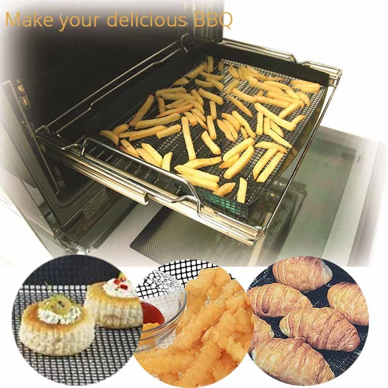 Non Stick Mesh Oven Tray for Crisp Baking 28cm by HitMyNeed
