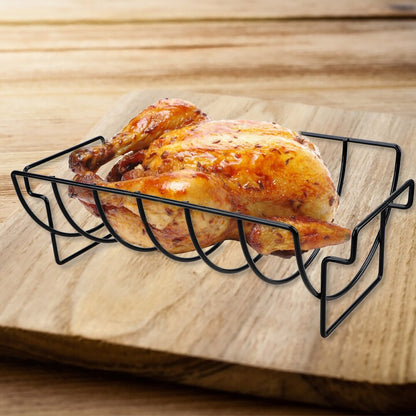 Non Stick Metal Rib Rack for Grill and Oven by HitMyNeed