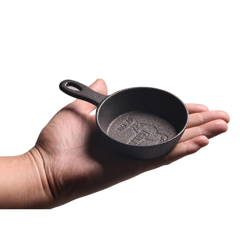 Non Stick Mini Cast Iron Pan for Everyday Cooking by HitMyNeed