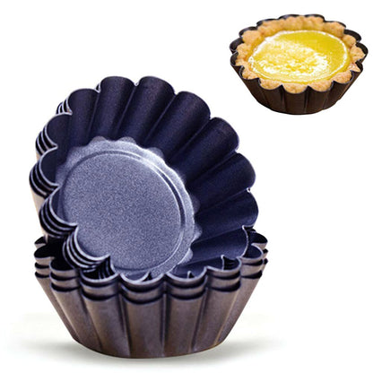 Non-Stick Mini Tart Pans Set of 12 by HitMyNeed