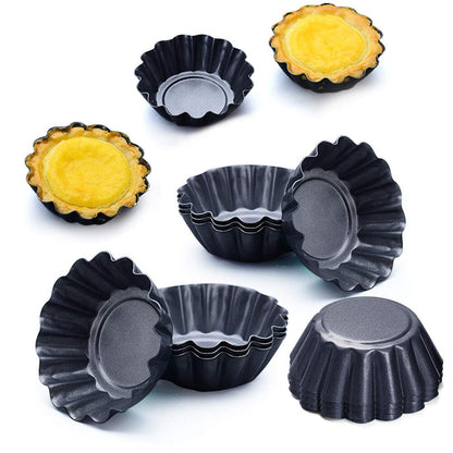 Non-Stick Mini Tart Pans Set of 12 by HitMyNeed