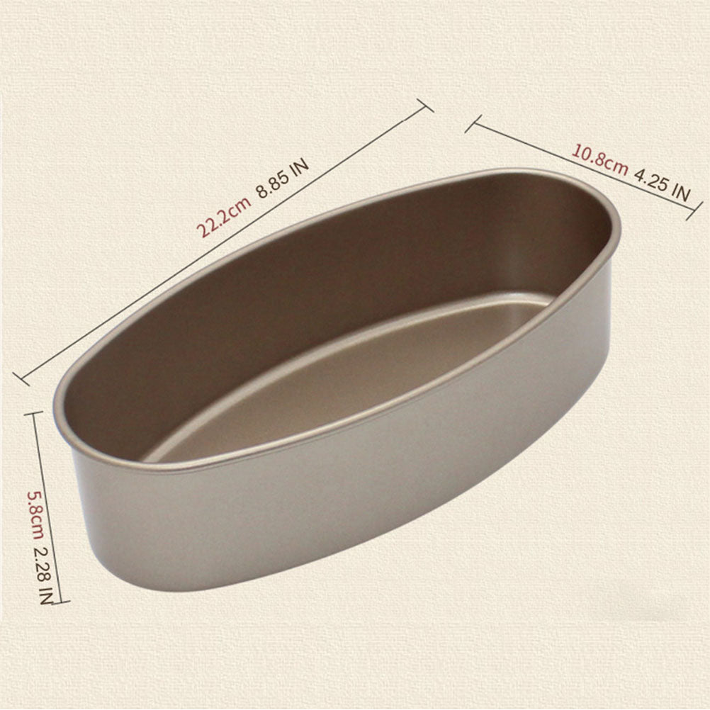 Non Stick Oval Cake Pan Carbon Steel 22 cm by HitMyNeed