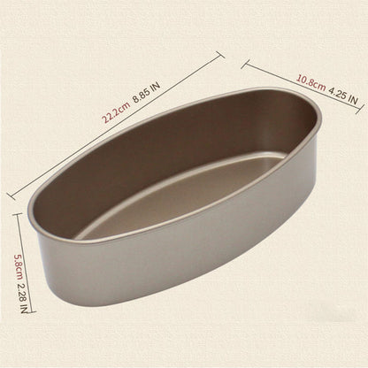 Non Stick Oval Cake Pan Carbon Steel 22 cm by HitMyNeed