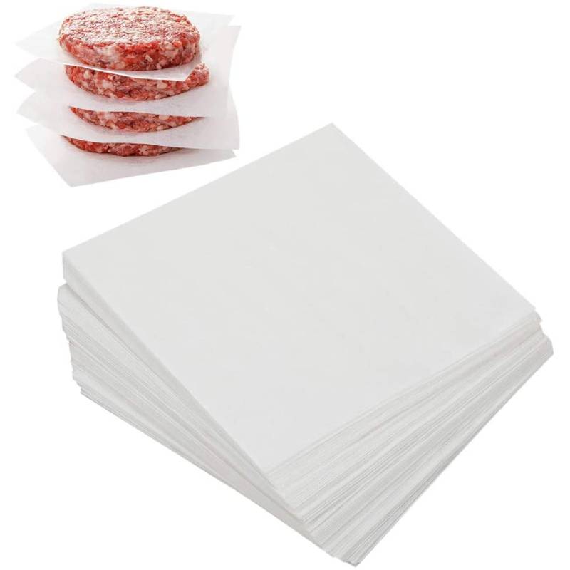 Non Stick Patty Paper Squares 5.5" (100 Pack) by HitMyNeed