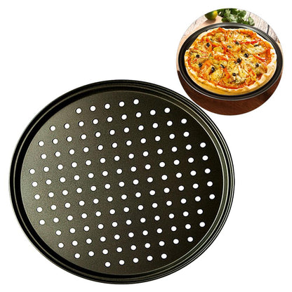 Non-Stick Pizza Baking Trays 32cm (Set of 2) by HitMyNeed