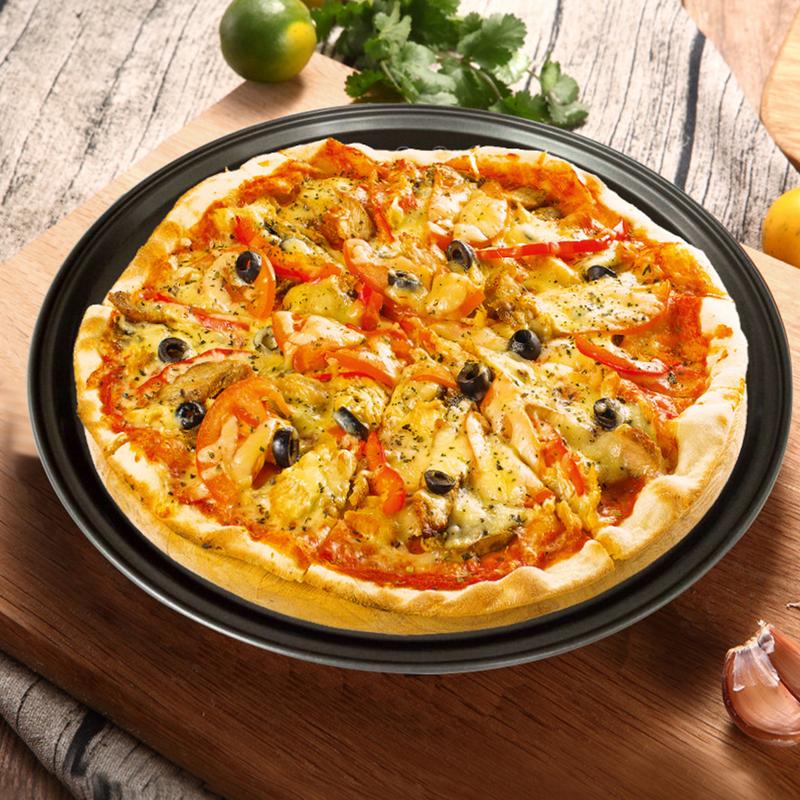 Non-Stick Pizza Baking Trays 32cm (Set of 2) by HitMyNeed