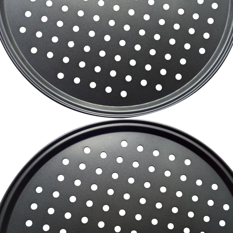 Non-Stick Pizza Baking Trays 32cm (Set of 2) by HitMyNeed