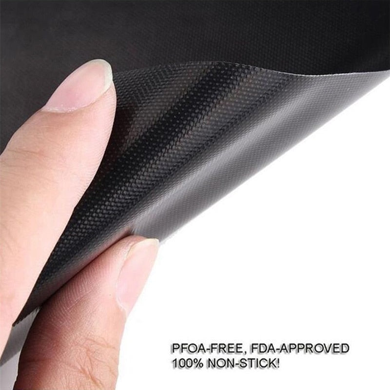 Non Stick Reusable Grill Mats Set (3 Pieces) by HitMyNeed