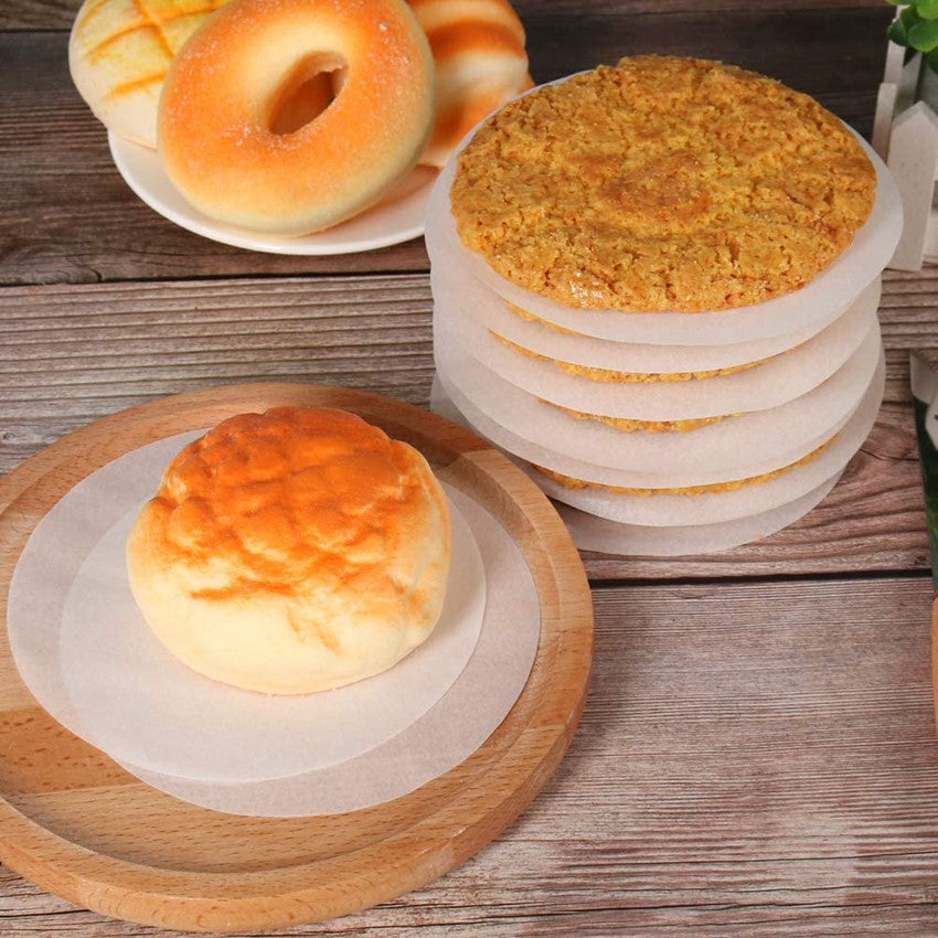 Non-Stick Round Burger Paper Sheets (100 Pack) by HitMyNeed