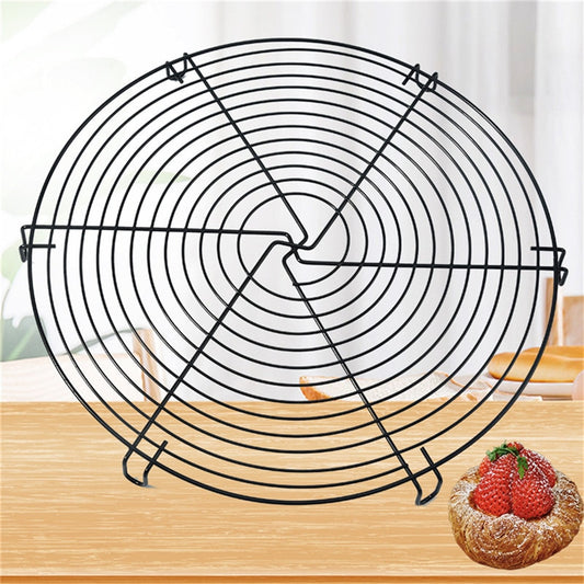 Non Stick Round Wire Cake Cooling Rack 32cm by HitMyNeed