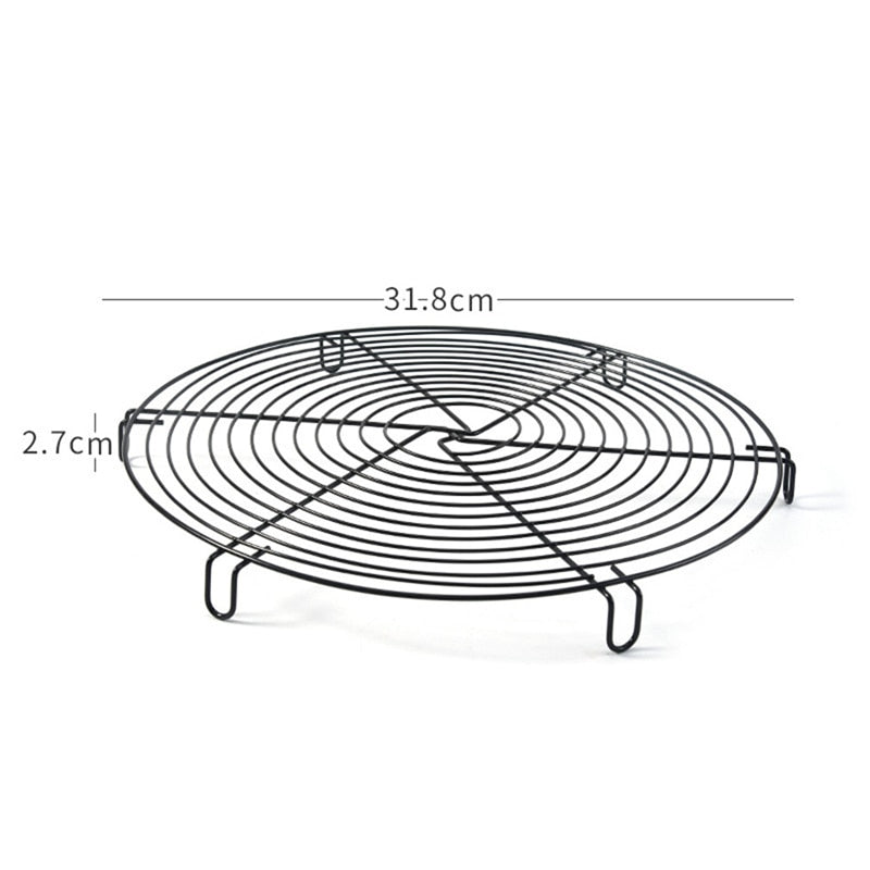 Non Stick Round Wire Cake Cooling Rack 32cm by HitMyNeed