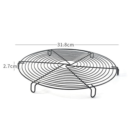 Non Stick Round Wire Cake Cooling Rack 32cm by HitMyNeed