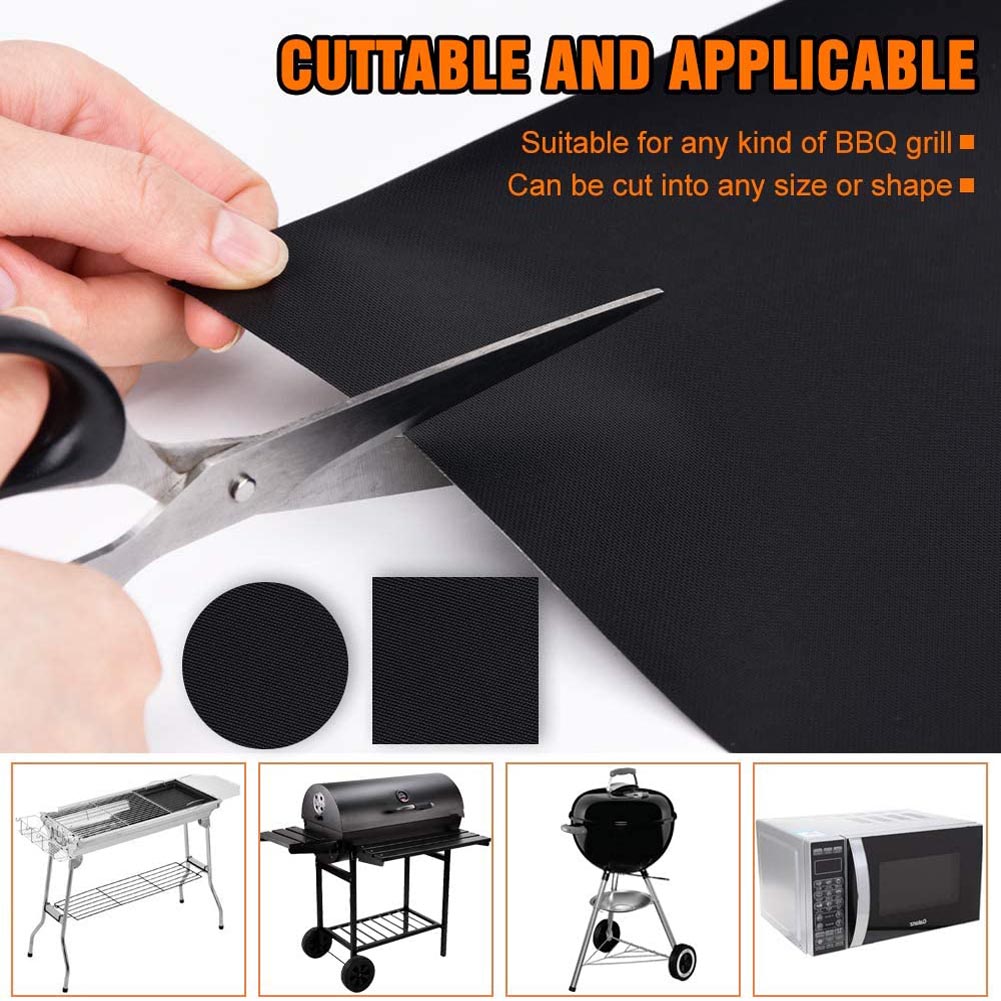Non Stick Silicone BBQ Grill Mat 40 x 33 cm by HitMyNeed