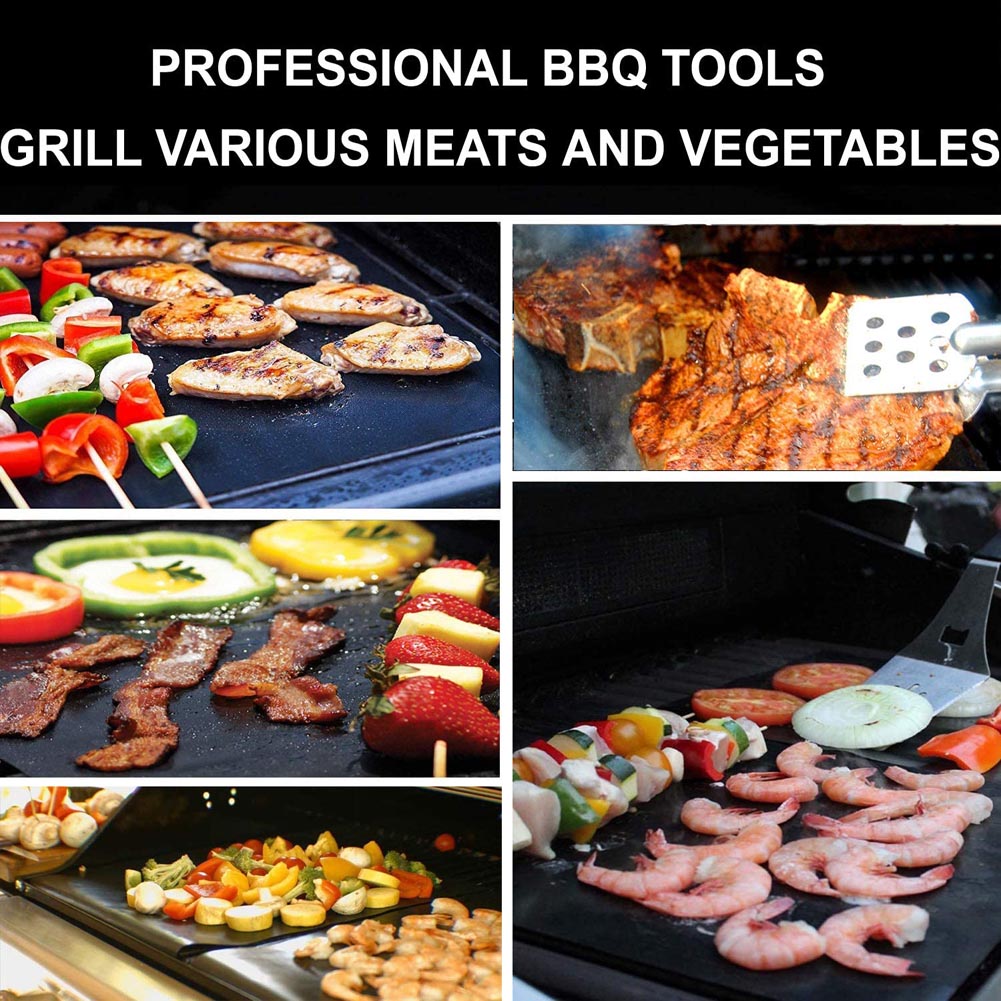 Non Stick Silicone BBQ Grill Mat 40 x 33 cm by HitMyNeed
