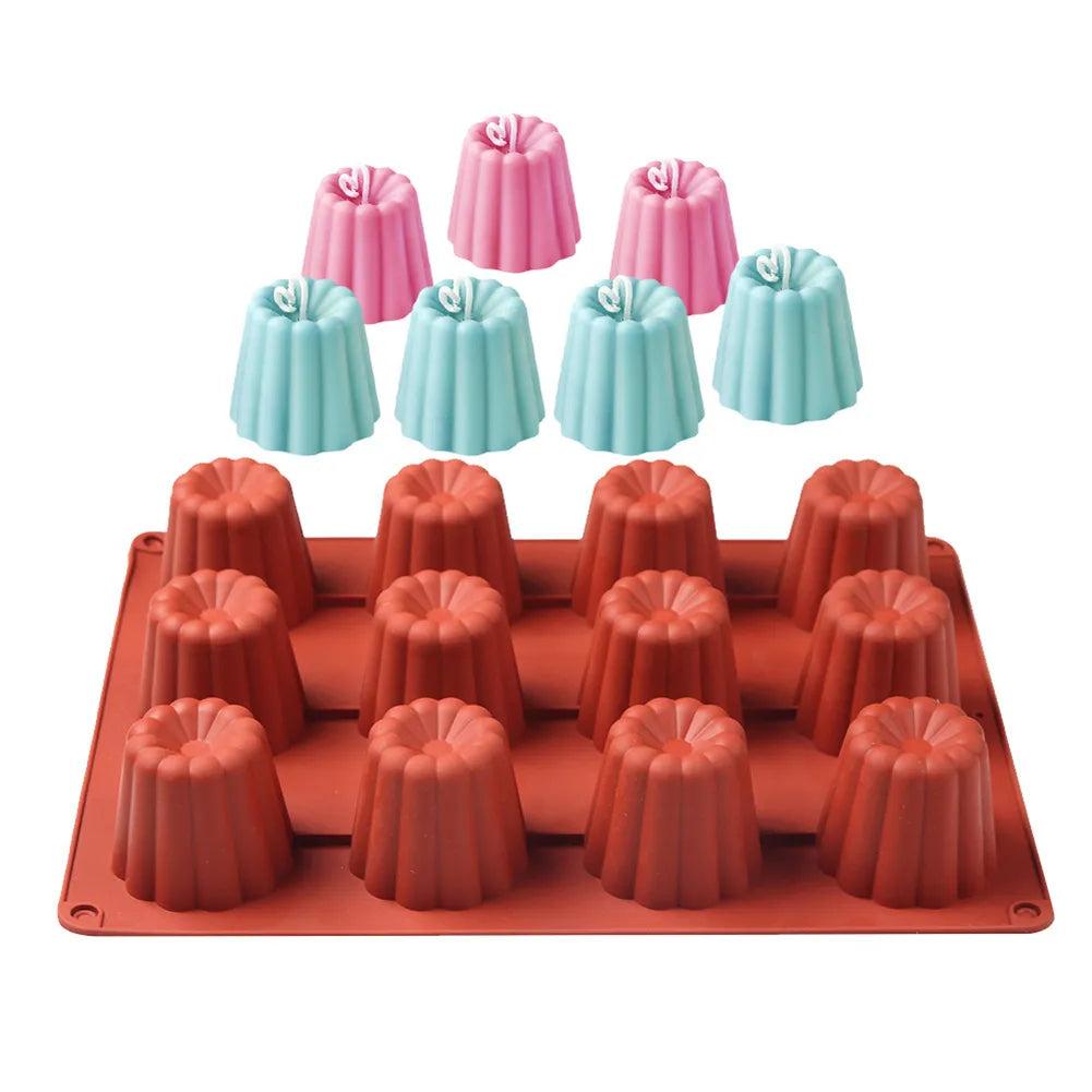 Non Stick Silicone Canele Mold for Baking by HitMyNeed