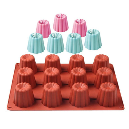 Non Stick Silicone Canele Mold for Baking by HitMyNeed