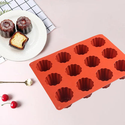 Non Stick Silicone Canele Mold for Baking by HitMyNeed
