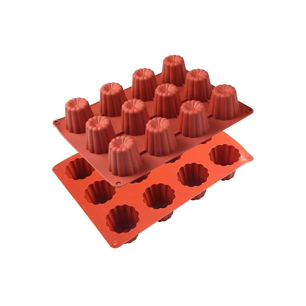 Non Stick Silicone Canele Mold for Baking by HitMyNeed