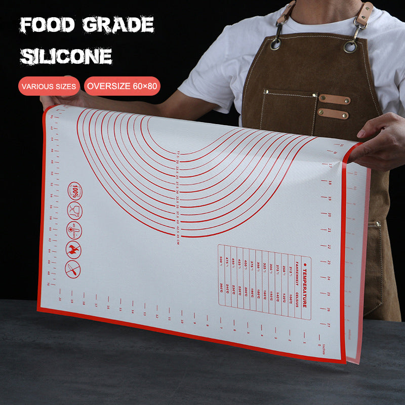 Non Stick Silicone Dough Mat with Measurements by HitMyNeed