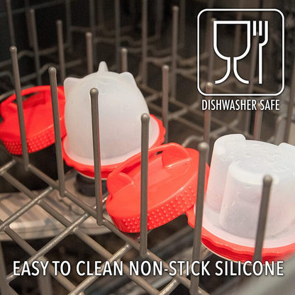 Non Stick Silicone Egg Boiler Cup by HitMyNeed