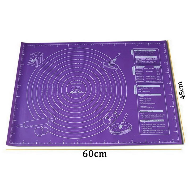 Non-Stick Silicone Fondant Mat 45 x 60 cm by HitMyNeed