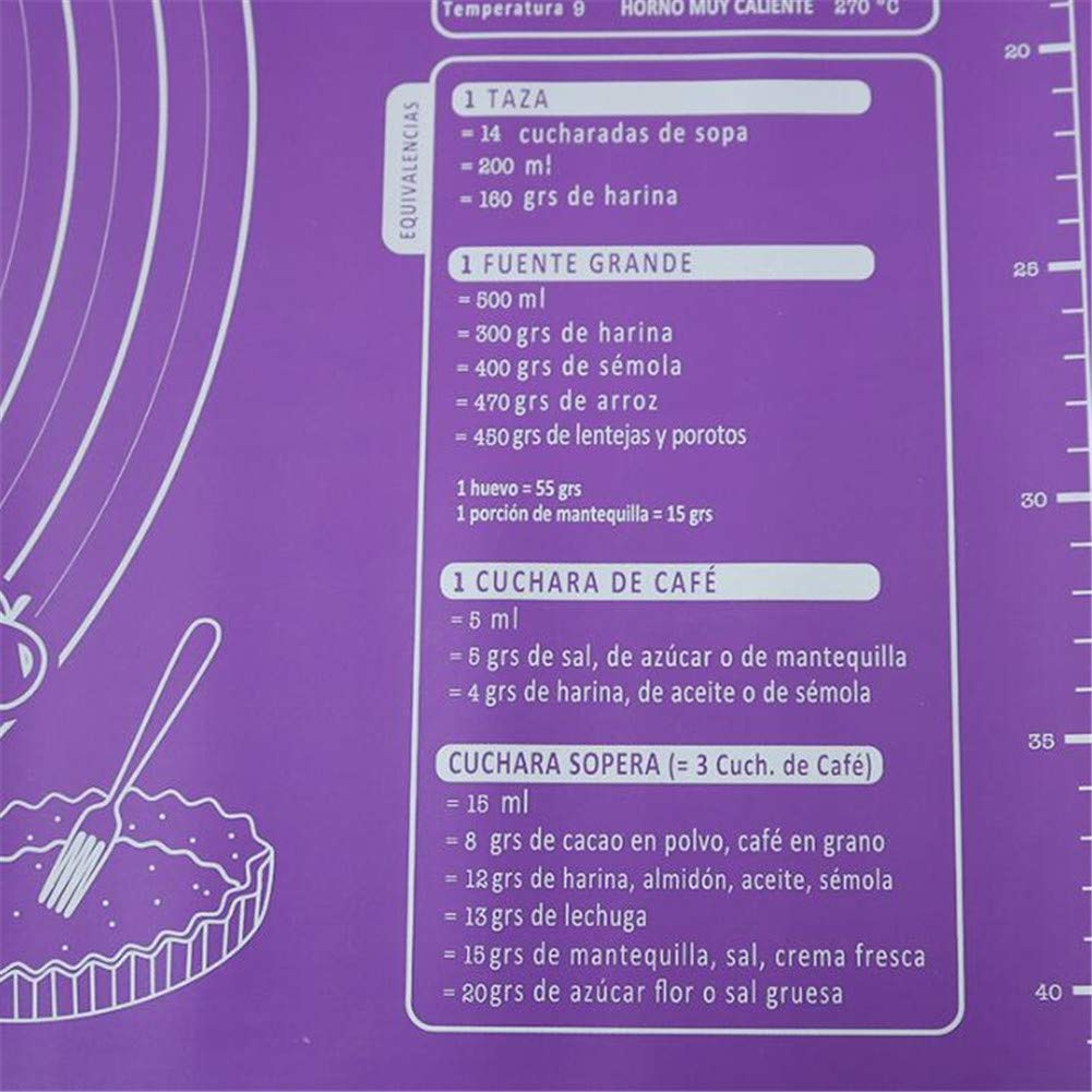 Non-Stick Silicone Fondant Mat 45 x 60 cm by HitMyNeed