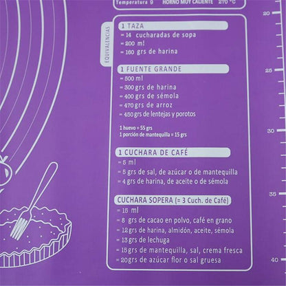 Non-Stick Silicone Fondant Mat 45 x 60 cm by HitMyNeed