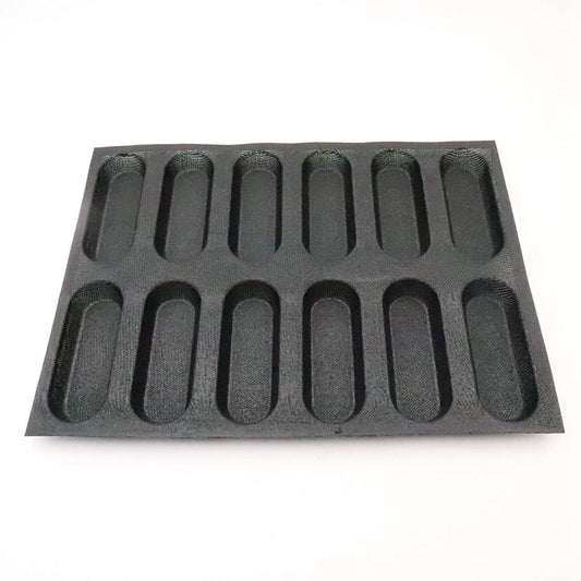 Non-Stick Silicone Hot Dog Bun Baking Pan by HitMyNeed