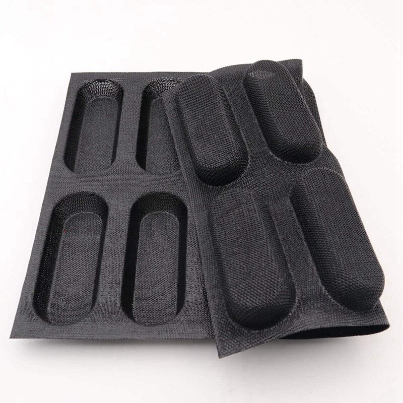 Non-Stick Silicone Hot Dog Bun Baking Pan by HitMyNeed