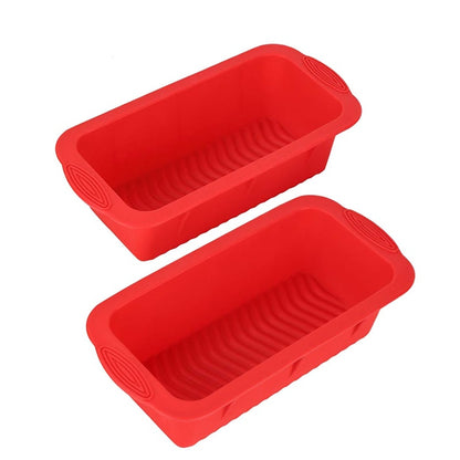 Non Stick Silicone Loaf Pan Set of 2 by HitMyNeed