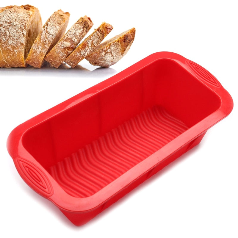 Non Stick Silicone Loaf Pan Set of 2 by HitMyNeed