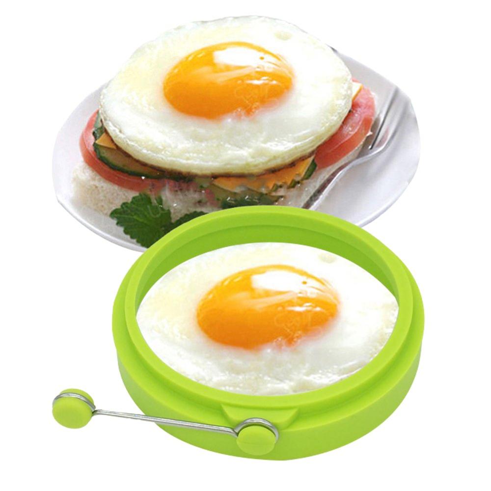 Non Stick Silicone Pancake & Egg Rings (4 Pack) by HitMyNeed