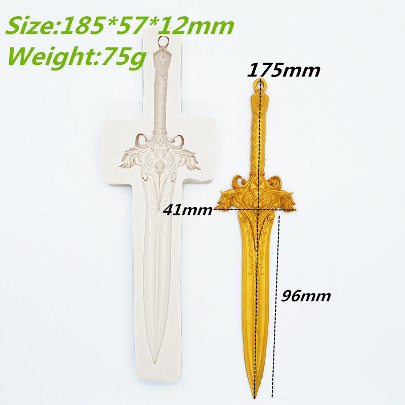 Non Stick Silicone Resin Sword Mold by HitMyNeed
