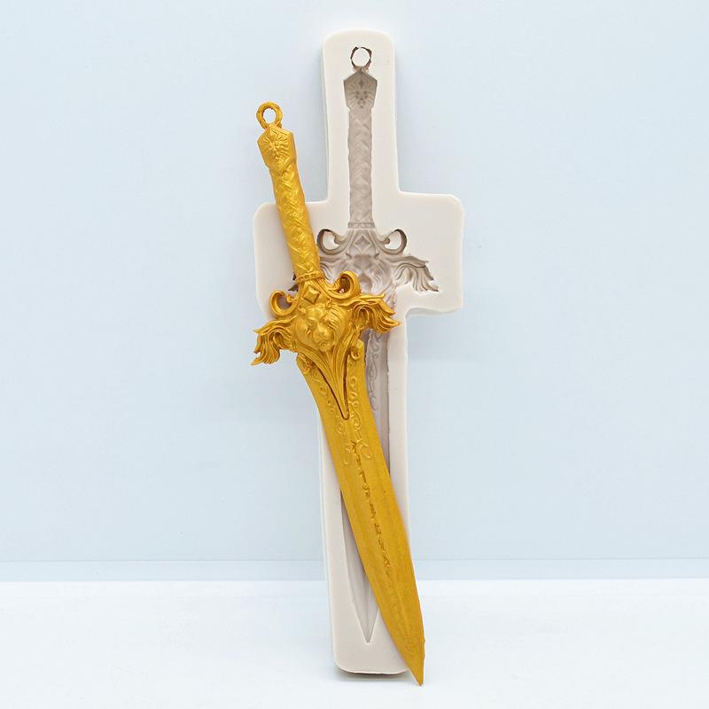 Non Stick Silicone Resin Sword Mold by HitMyNeed