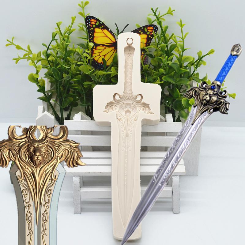 Non Stick Silicone Resin Sword Mold by HitMyNeed
