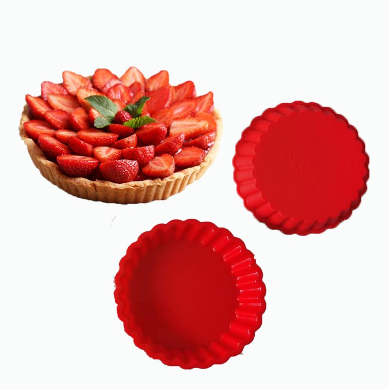 Non Stick Silicone Tart Mold Set of 3 by HitMyNeed