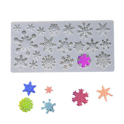 Non Stick Snowflake Silicone Mold for Holiday Treats by HitMyNeed