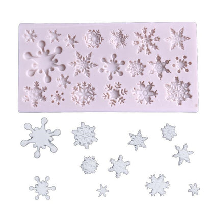Non Stick Snowflake Silicone Mold for Holiday Treats by HitMyNeed