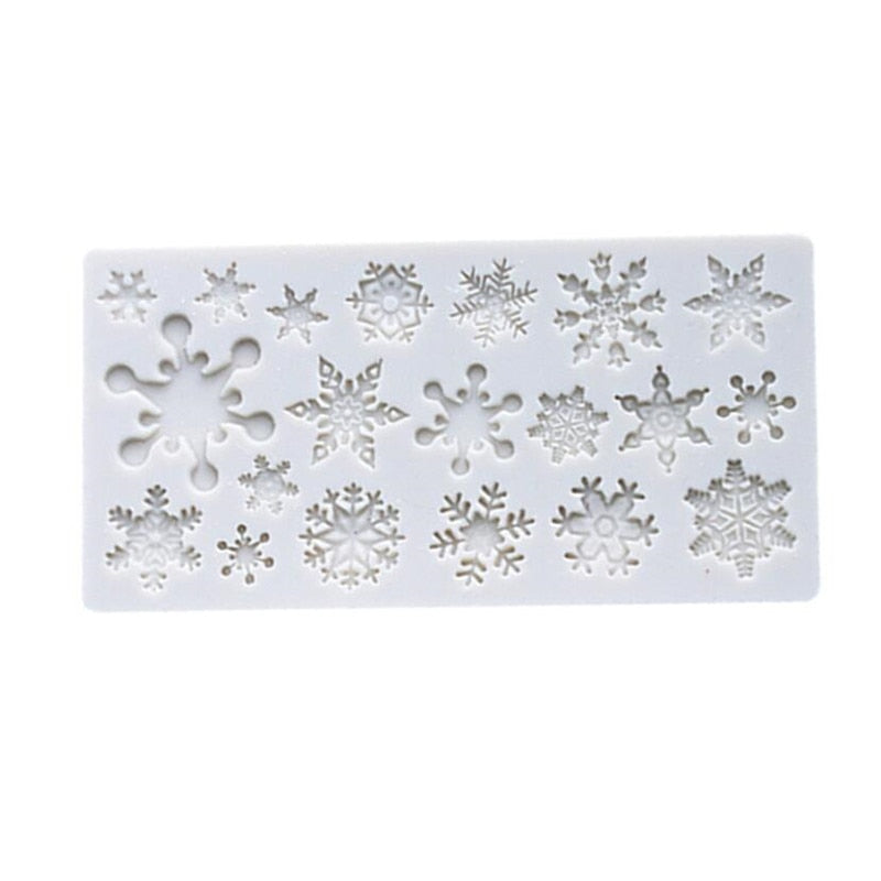 Non Stick Snowflake Silicone Mold for Holiday Treats by HitMyNeed