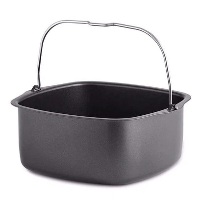 Non-Stick Square Air Fryer Cake Pan with Handle by HitMyNeed