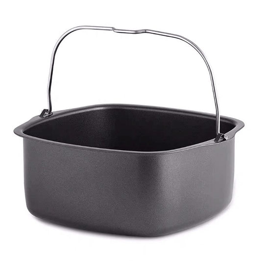 Non-Stick Square Air Fryer Cake Pan with Handle by HitMyNeed