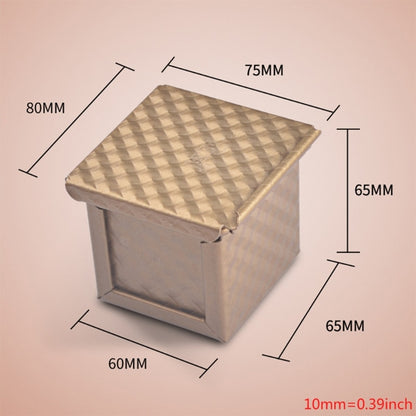 Non-Stick Square Bread Pan with Lid by HitMyNeed