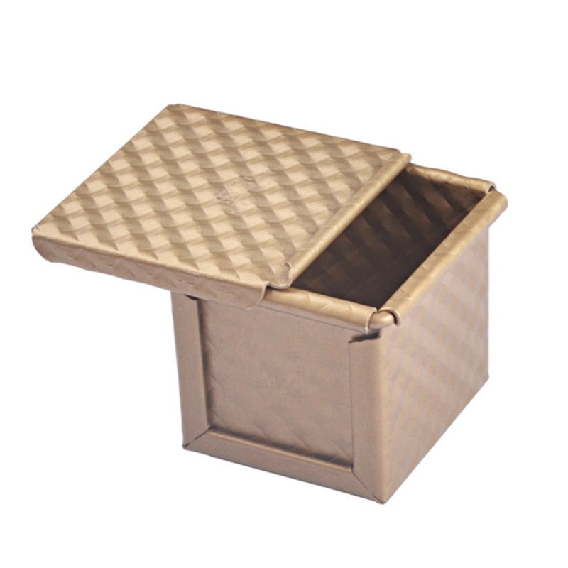 Non-Stick Square Bread Pan with Lid by HitMyNeed