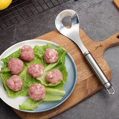 Non Stick Stainless Steel Meatball Shaping Spoon by HitMyNeed