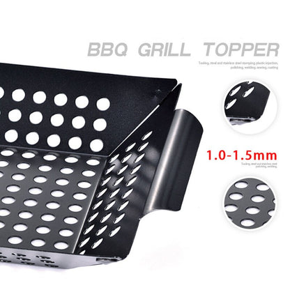 Non Stick Stainless Steel Vegetable Grill Basket by HitMyNeed